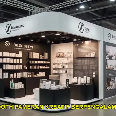 booth pameran kreatif berpengalaman